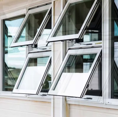 Cornice in alluminio ad alta sicurezza, finestrino inclinabile e girato con un singolo avamposto