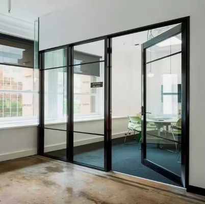 Pareti divisore interni porte d'alluminio a dondolo customisato Casement francese