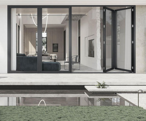 Porta pieghevole in alluminio resistente alla corrosione