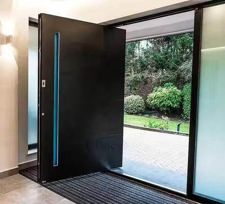 Porta a spillo interna in alluminio in acciaio inossidabile con vetro trasparente e spessore del telaio di 1,8 mm