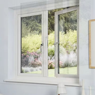 Nuovo design di alluminio Casement finestra d' oscillazione con vetro temperato