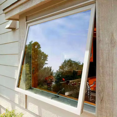 Cornice in alluminio ad alta sicurezza, finestrino inclinabile e girato con un singolo avamposto