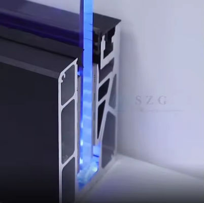 Lamel U Channel Glass Balustrade Installazione montata in cima con vetro stratificato