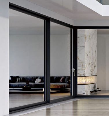 Dimensione personalizzata Porta scorrevole in alluminio Vetro isolato Porta scorrevole a doppio vetro