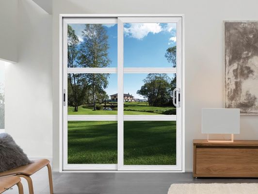 Porta scorrevole a profilo di vetro di sicurezza isolante di alluminio