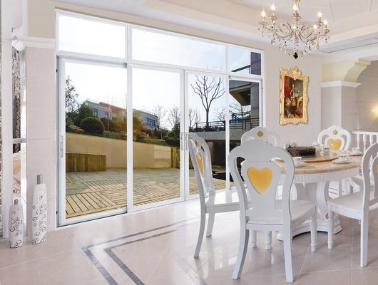 Porta scorrevole a profilo di vetro di sicurezza isolante di alluminio