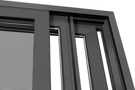 Porta scorrevole a profilo di alluminio robusto personalizzabile con vetro temperato