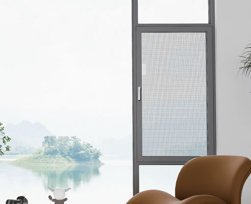 Finestra di alluminio resistente con vetro isolante temperato e vetro laminato