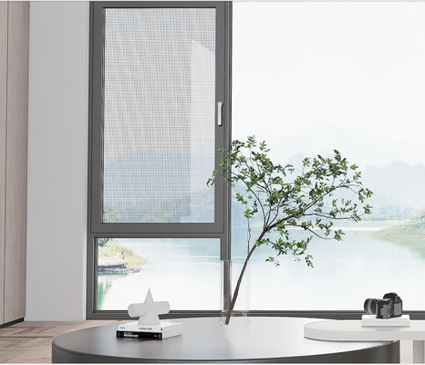 Finestra di alluminio resistente con vetro isolante temperato e vetro laminato