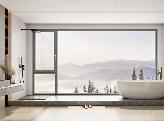 Finestre d'alluminio oscillanti verso l' esterno, facili da pulire e resistenti al calore