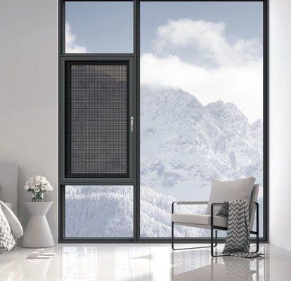 SZG Casement Open Aluminum Swing Window con hardware in acciaio inossidabile