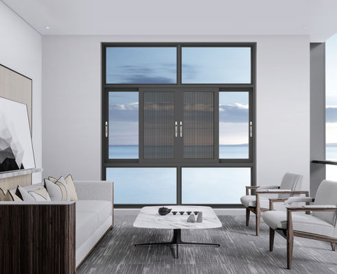 SZG Casement Open Aluminum Swing Window con hardware in acciaio inossidabile