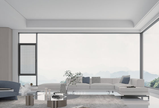 Protezione vetro stratificato vetro di alluminio Casement finestre resistenza alla manutenzione