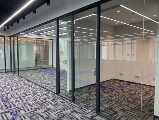 Porte da cucina a dondolo in alluminio di vetro trasparente temperato isolato personalizzate