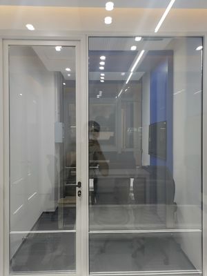 Porte da cucina a dondolo in alluminio di vetro trasparente temperato isolato personalizzate