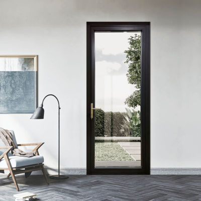 Porta oscillante di sicurezza in alluminio personalizzata con rivestimento a fluorocarbonio