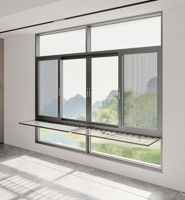 Facile da installare Aluminio finestra scorrevole Residenziale per aria fresca interna