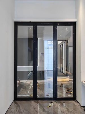 Efficienza energetica Porta pieghevole in alluminio Porta pieghevole in vetro a profilo spessore