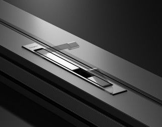 Porte di patio in vetro pieghevole a telaio di alluminio resistenza agli uragani