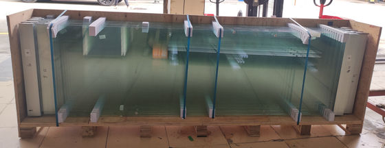 Porte di patio in vetro pieghevole a telaio di alluminio resistenza agli uragani