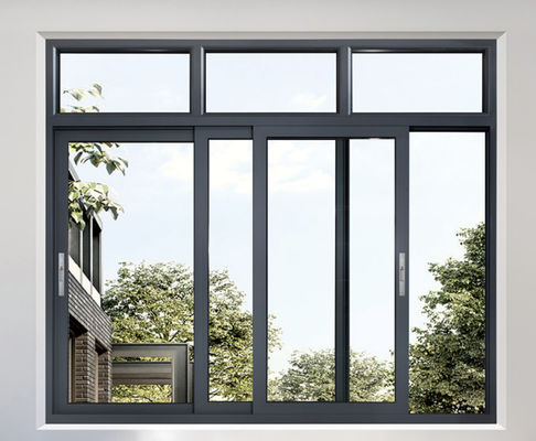 Finestra scorrevole in alluminio laminato temperato