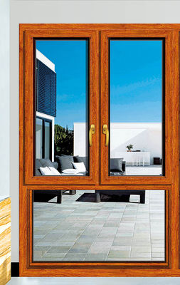 Rivestimento in polvere di alluminio inclinazione girare finestre con resistenza al calore e insonorizzante