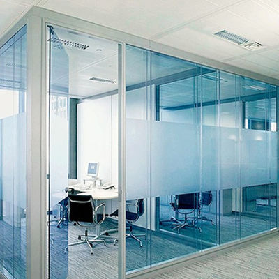 Vetro colorato Interni vetro divisori per uso domestico con telaio in alluminio