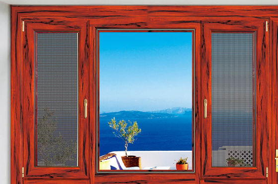 Resistenza al vento inclinazione girare finestre in alluminio regolabile con doppio vetro