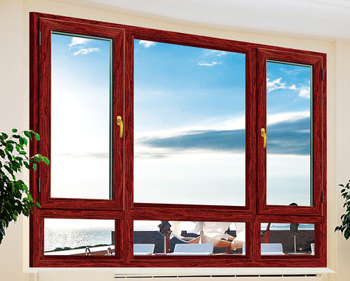 Fenestre a piega di alluminio robusto con profili isolanti e resistenza alla corrosione