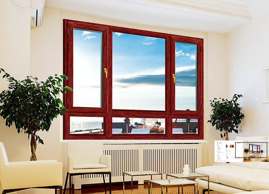 Fenestre a piega di alluminio robusto con profili isolanti e resistenza alla corrosione