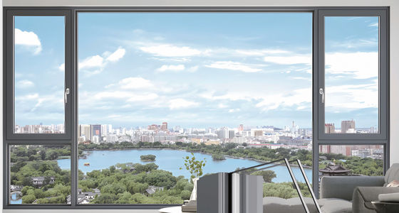 Isolato alluminio Tilt And Turn Windows Customized alluminio tempesta finestre