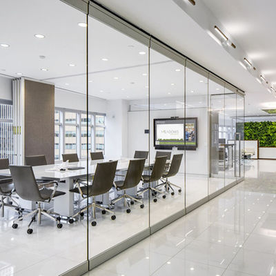 Porta di vetro di 8 mm resistente alla polvere e isolante acustico