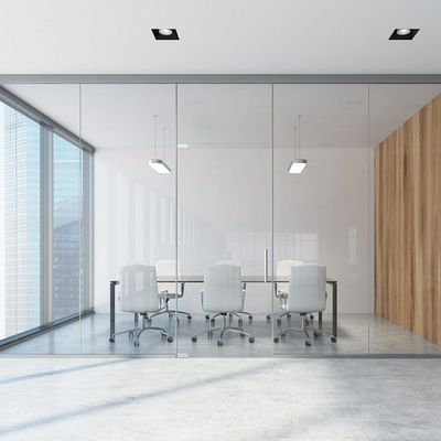 Pareti divisorie in vetro flessibile Quadro in alluminio Pareti divisorie per ufficio insonorizzate