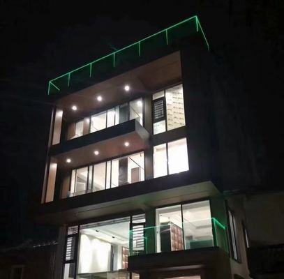 Facile installazione Righe in vetro in alluminio con illuminazione LED