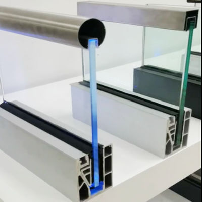 SGCC vetro temperato U canale vetro balaustra struttura stabile luce a LED