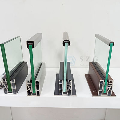 Barricata di vetro in alluminio trasparente per la sicurezza