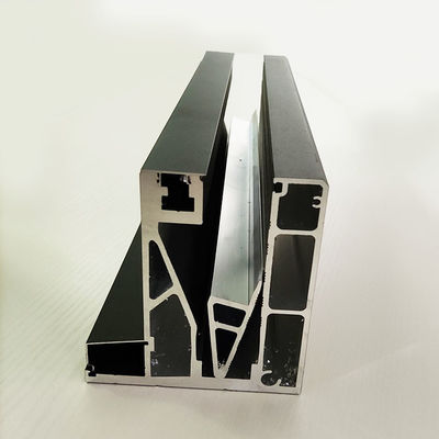 Moderna ringhiera di vetro in alluminio a canale U