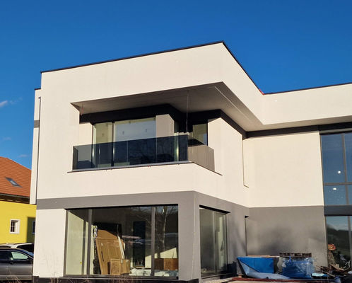 Barilustra di vetro senza cornice liscia e facile da pulire