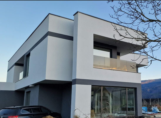 Barilustra di vetro senza cornice liscia e facile da pulire