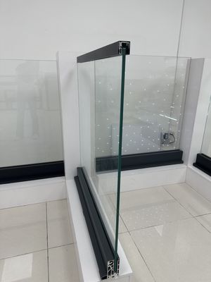 Balustrade di vetro in alluminio U-Channel resistente alle intemperie