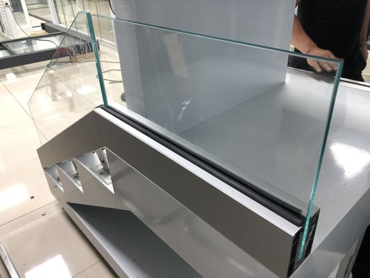 Barricata di vetro in alluminio a 12 mm personalizzabile