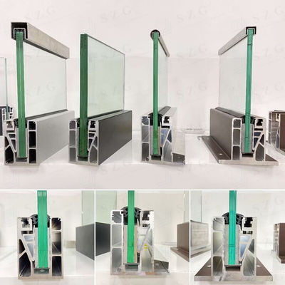 Barricata di vetro in alluminio a 12 mm personalizzabile