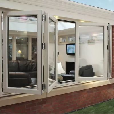 Controllo della temperatura Isolamento acustico Finestre con spessore del vetro personalizzabile Aluminio-acciaio inossidabile-vetro