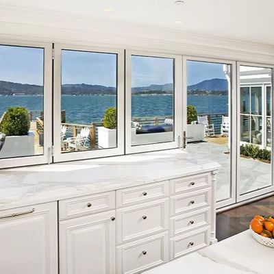 Controllo della temperatura Isolamento acustico Finestre con spessore del vetro personalizzabile Aluminio-acciaio inossidabile-vetro