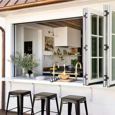 Finestre di vetro temperato in acciaio/alluminio con facile installazione e trattamento superficiale personalizzabile