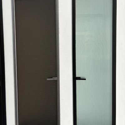 Y/N Porte oscillante in alluminio a schermo per insetti con vetro trasparente a doppia temperatura e serratura magnetica