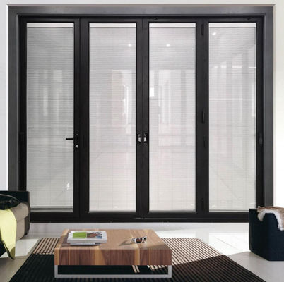 Difficile da uragano Esterno Porta pieghevole Bi Aluminio Patio Porta pieghevole Puertas Plegabili Accordione Porta pieghevole in vetro
