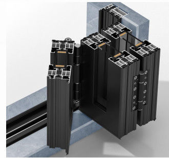 Porta pieghevole bi di alluminio di alta qualità con larghezza del telaio personalizzata e isolamento acustico