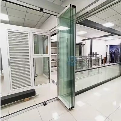 Porta pieghevole in alluminio impermeabile ad alta efficienza energetica e a bassa manutenzione
