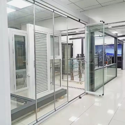 Porta pieghevole in alluminio con buon isolamento acustico EPDM di alta qualità e sigillante di silicone per un'installazione facile